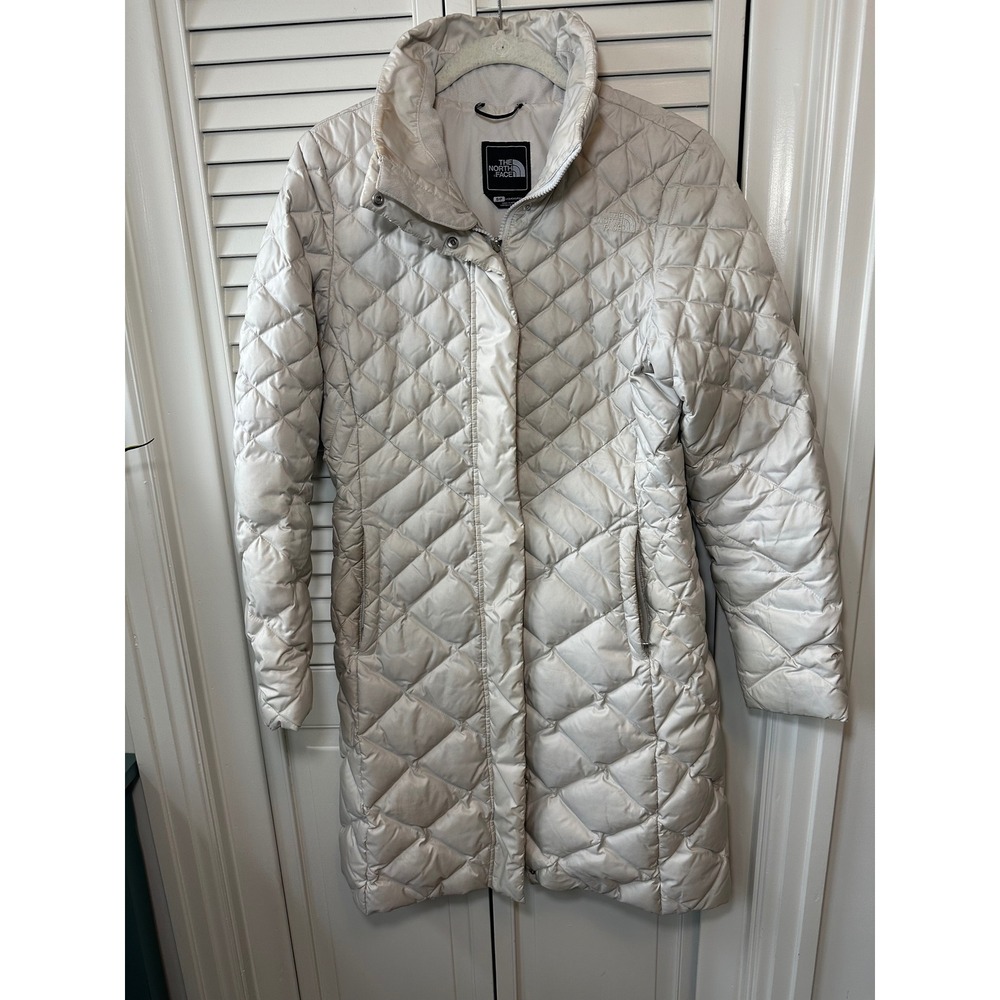 The North Face Transit Jacket II Quilted Down Parka cream A8P2 Womens Small